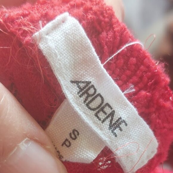 Red Strapless Lace Dress Size Small - Picture 3 of 3